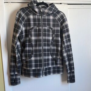 Plaid Zip-Up Lululemon Hoodie